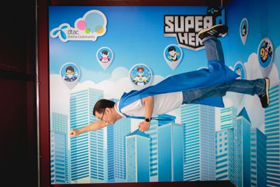 Super d Hero Photo Booth