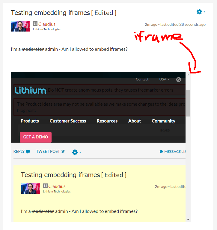 iFrame inception