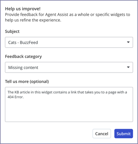 Agent Assist feedback – Help us improve!.png