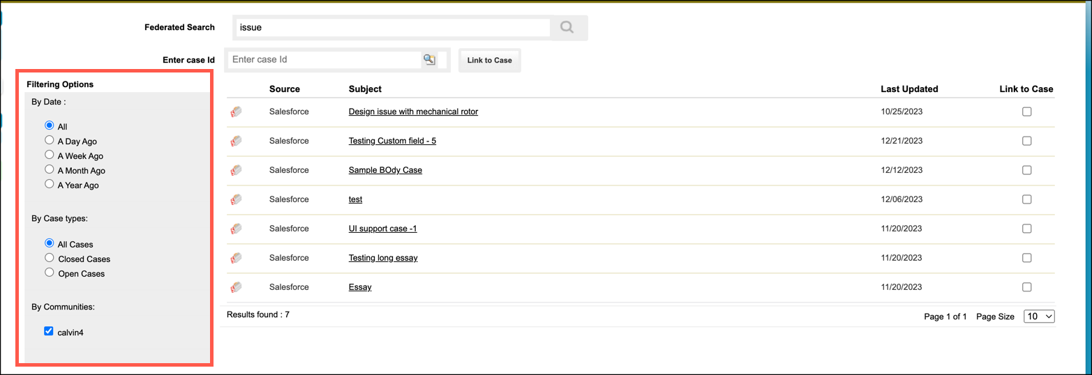 Aurora: Add federated search component to the Salesforce sidebar | Atlas